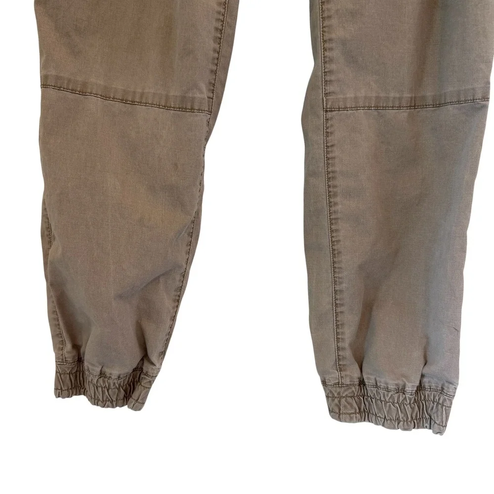 Polo Ralph Lauren Khaki Straight Fit Jogger Pants Drawstring Tan Fits 34/31 READ